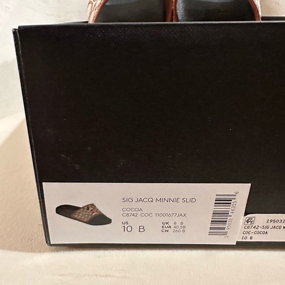 RARE! NIB COACH MICKEY MOUSE SLIDERS SZ 10B - Picture 2 of 4